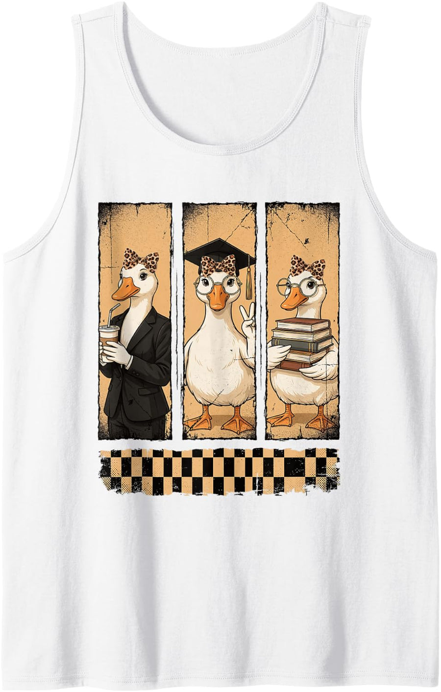 Professor College University Faculty Academic Lecturer Tank Top - White