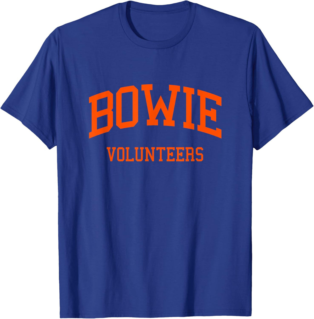 Bowie High School HS Arlington TX Retro Sports T-Shirt - Royal Blue