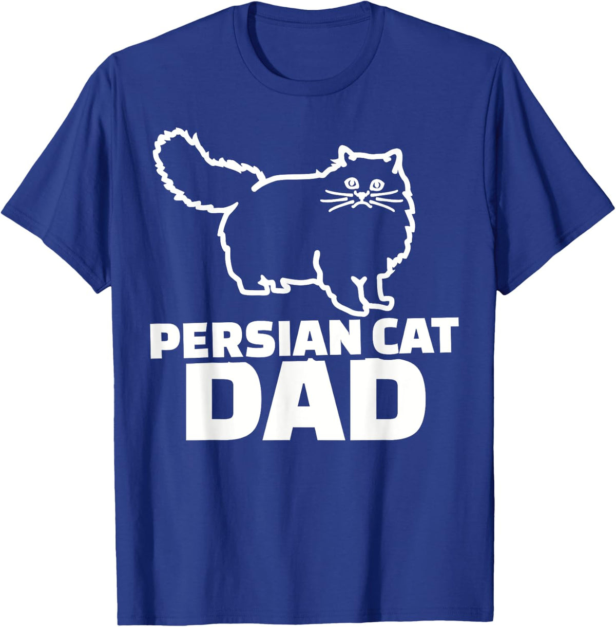 Persian cat dad Men T-Shirt - Royal Blue