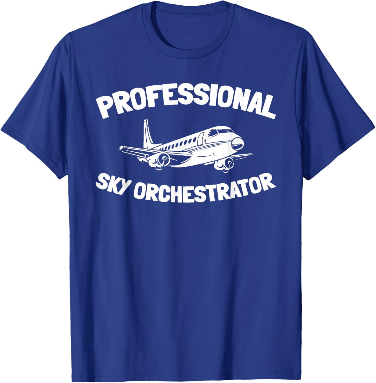 Navigation Radar Aviation - Air Traffic Controller T-Shirt - Royal Blue