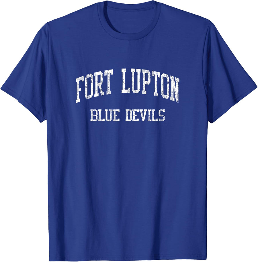 Fort Lupton High School HS Fort Lupton CO Vintage Sports T-Shirt - Royal Blue