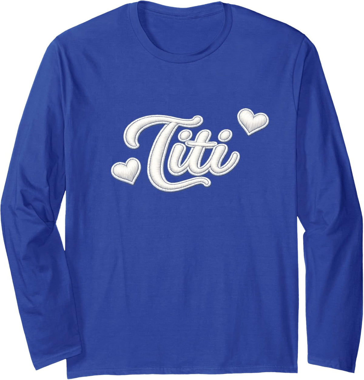 Titi Long Sleeve T-Shirt - Adult Unisex Royal Blue