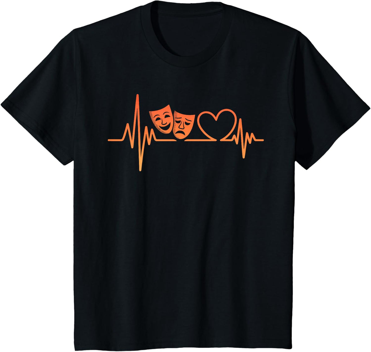 Cute Theatre Design for Men Women Broadway Theater Theatre T-Shirt - Black