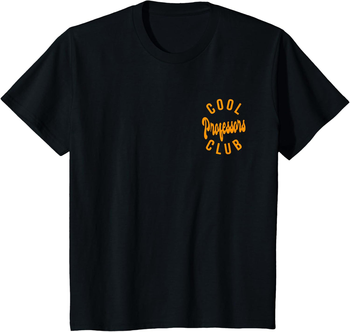 Cool Professors Club Retro Vintage Graphic T-Shirt - Black