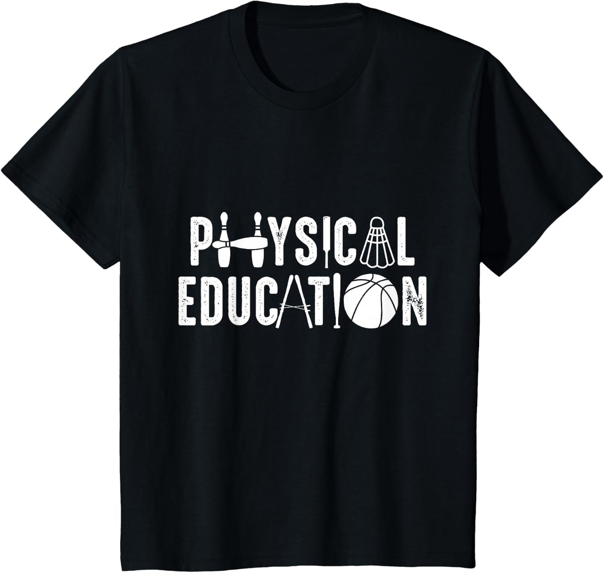 Physical Education Teacher Favorite Basketball Teaching T-Shirt - Black
