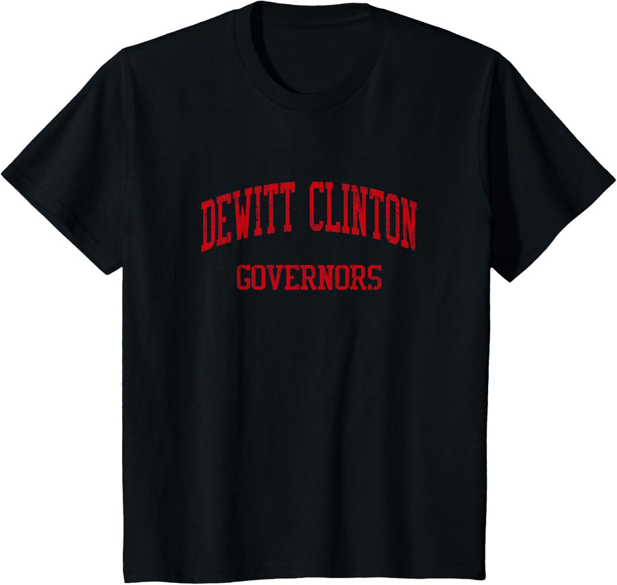 Dewitt Clinton High School HS Bronx NY Vintage Sports T-Shirt - Black