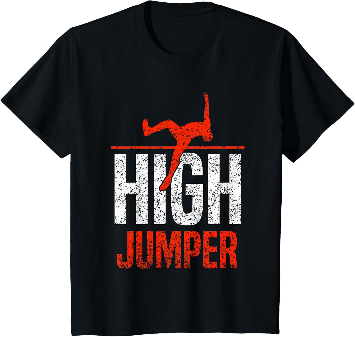 High Jumper Hobby High Jumping Sports High Jump T-Shirt - Black