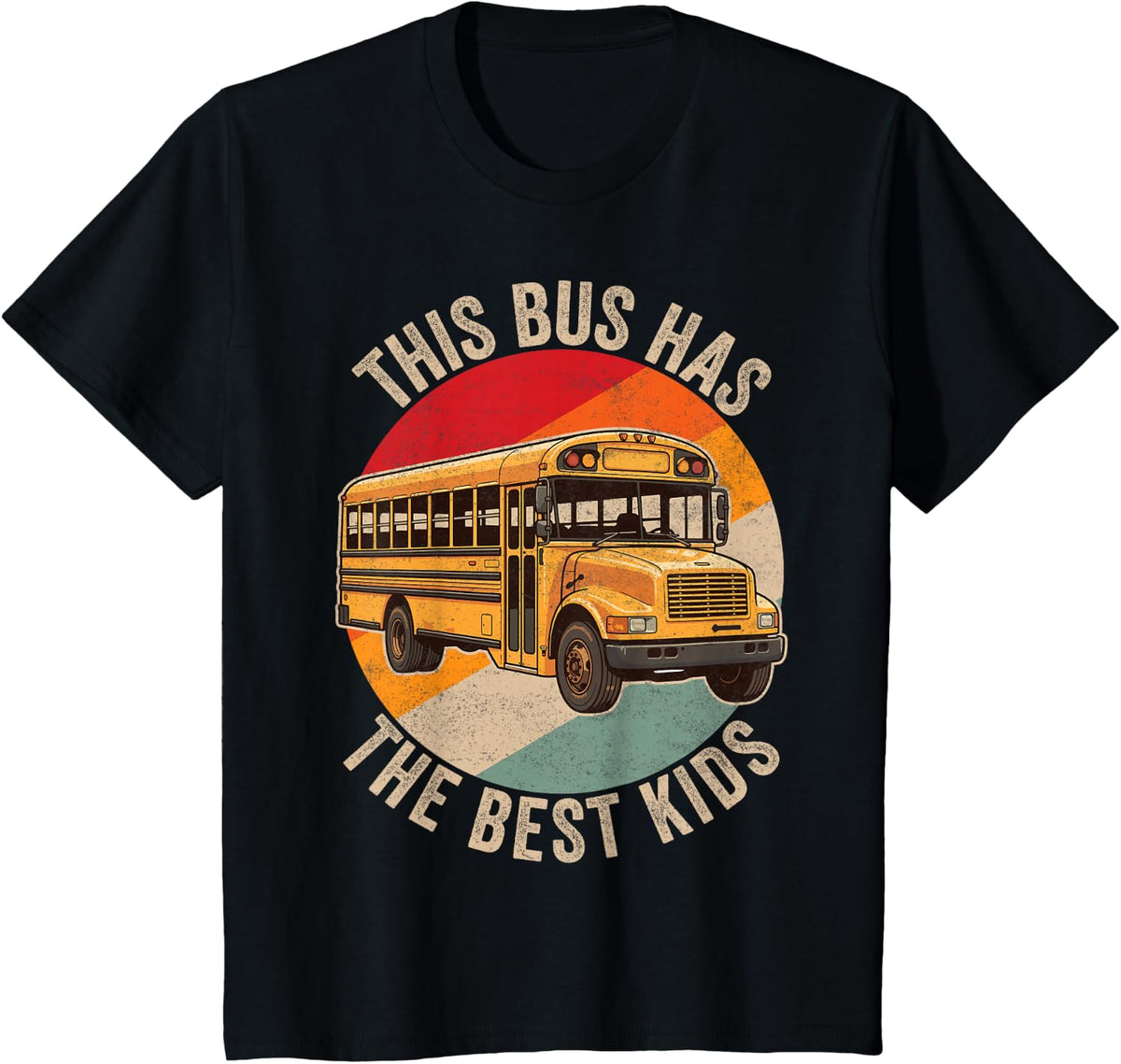 This Bus Has the Best Kids School Bus Driver Education T-Shirt - Black