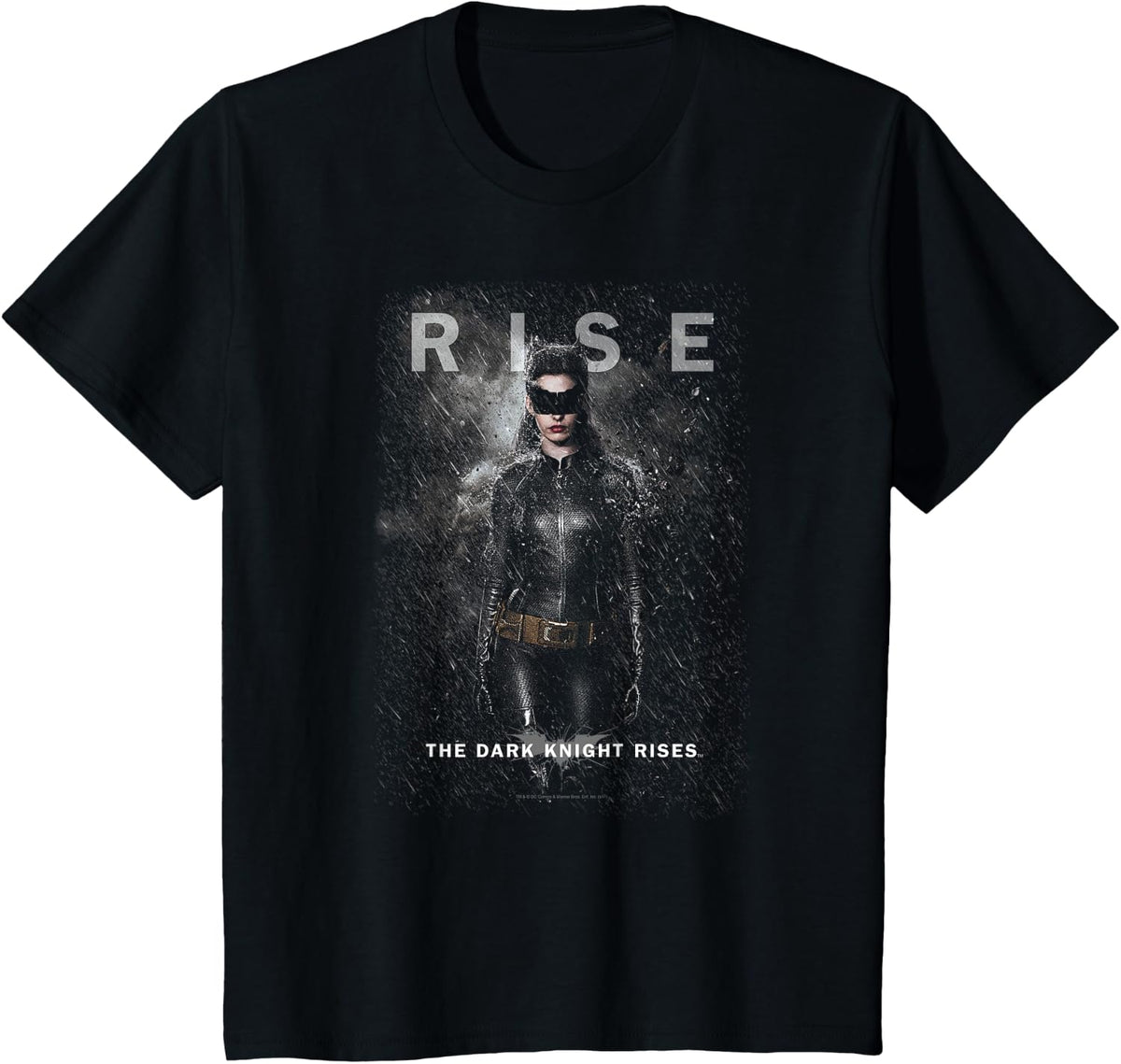 The Dark Knight Catwoman Rise T-Shirt - Black
