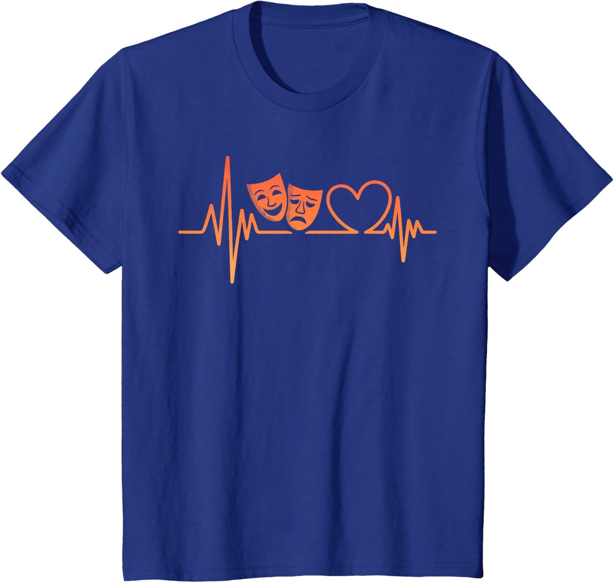 Cute Theatre Design for Men Women Broadway Theater Theatre T-Shirt - Royal Blue