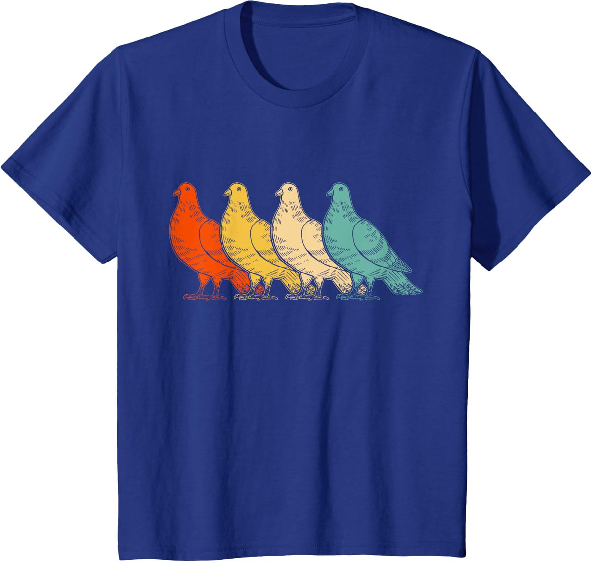 Bird Pigeon Breeder Ornithologist Gift Pigeon T-Shirt - Royal Blue