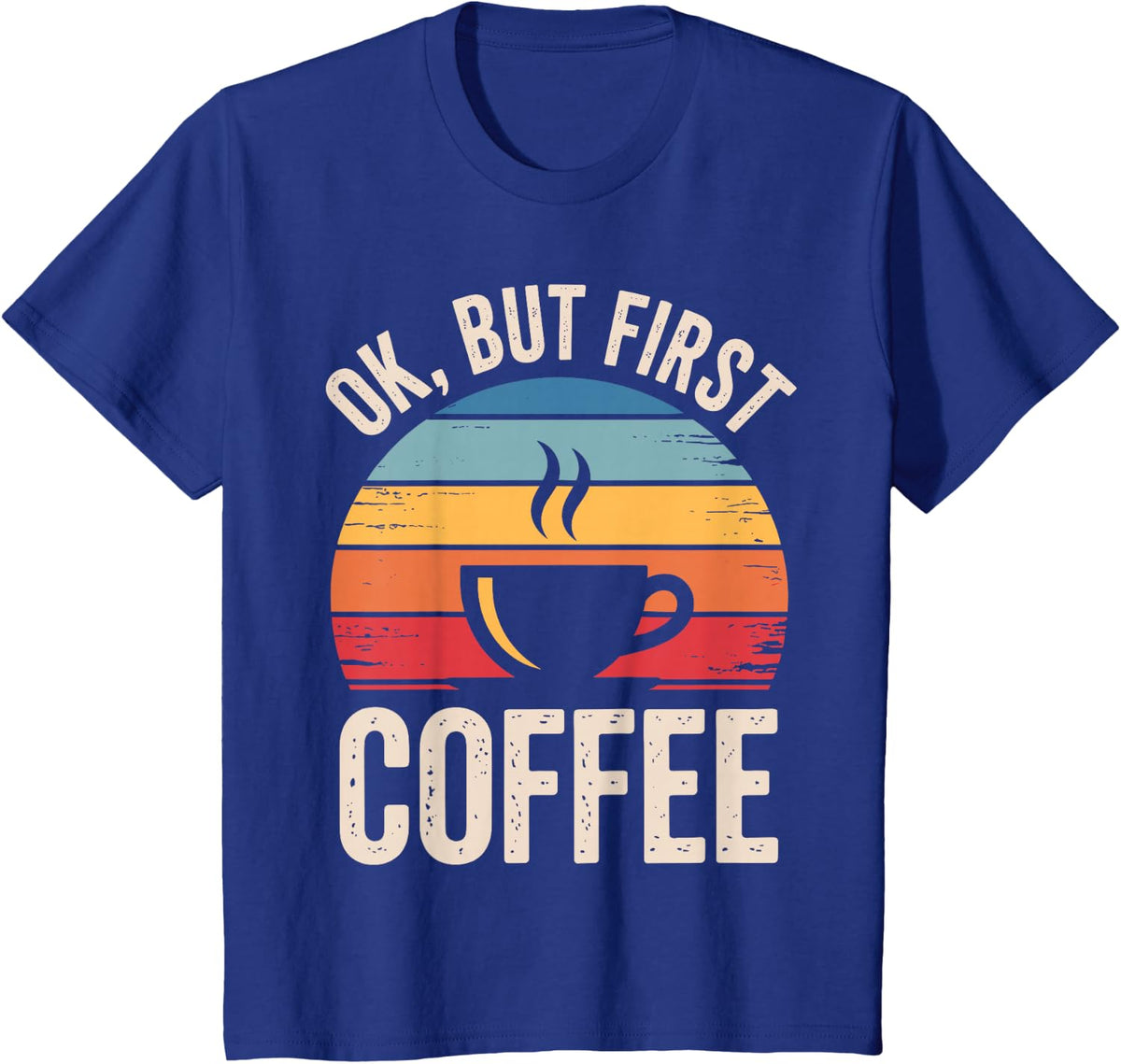 Funny Coffee Art for Men Women Barista Espresso Coffee Lover T-Shirt - Royal Blue