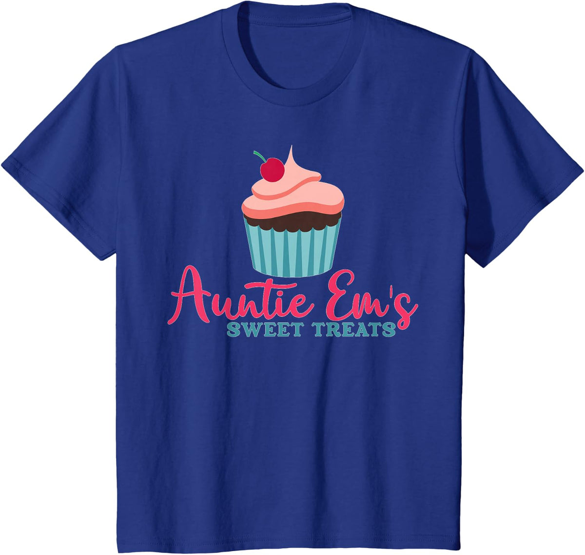 Auntie Em's Sweet Treats T-Shirt - Royal Blue