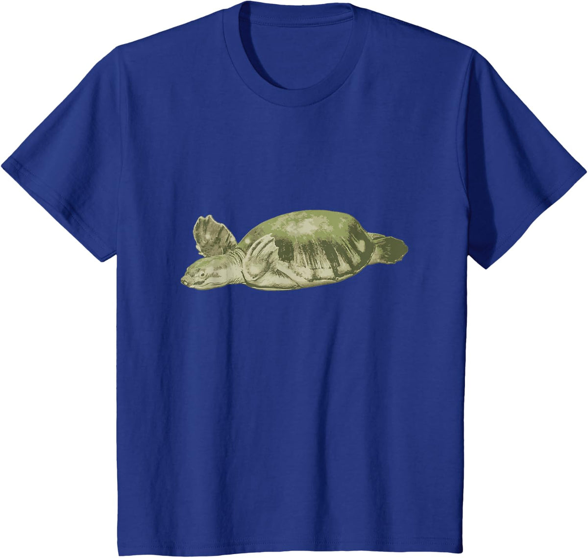 Fly River Turtle Reptile Designs for Turtle Lovers T-Shirt - Royal Blue