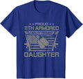 Proud 11th Armored Cavalry Regiment Daughter US Veteran T-Shirt - Royal Blue