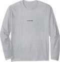 Lofi & Chill Minimalist Music Design Long Sleeve T-Shirt - Adult Unisex Heather Grey
