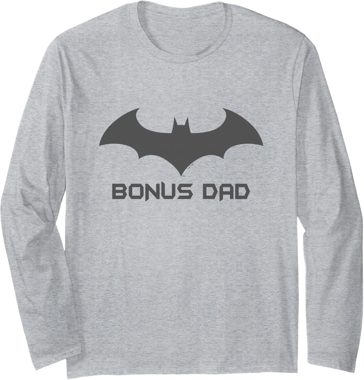 Batman Hush Bonus Dad Long Sleeve T-Shirt - Adult Unisex Heather Grey