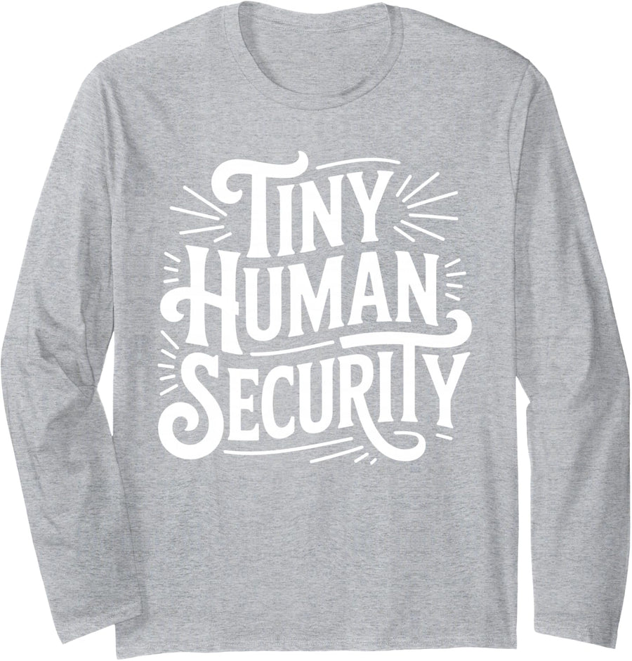 Funny Daycare Provider Design for Men Women Daycare Teacher Long Sleeve T-Shirt - Adult Unisex Heather Grey