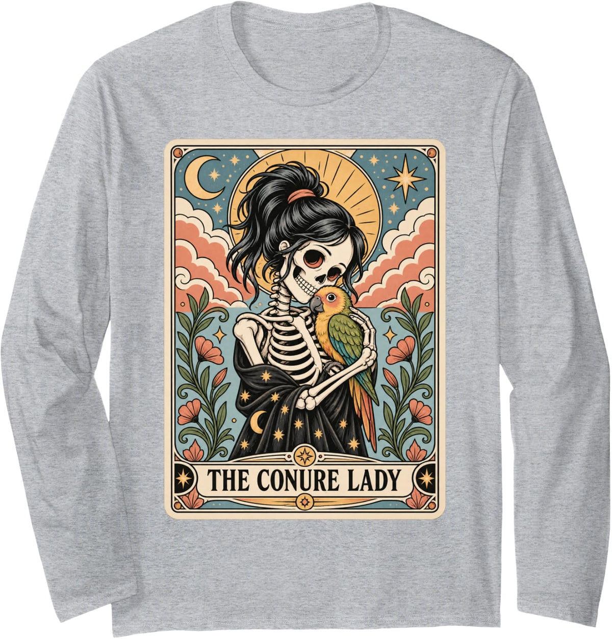 Long Sleeve T-Shirt - Adult Unisex Heather Grey