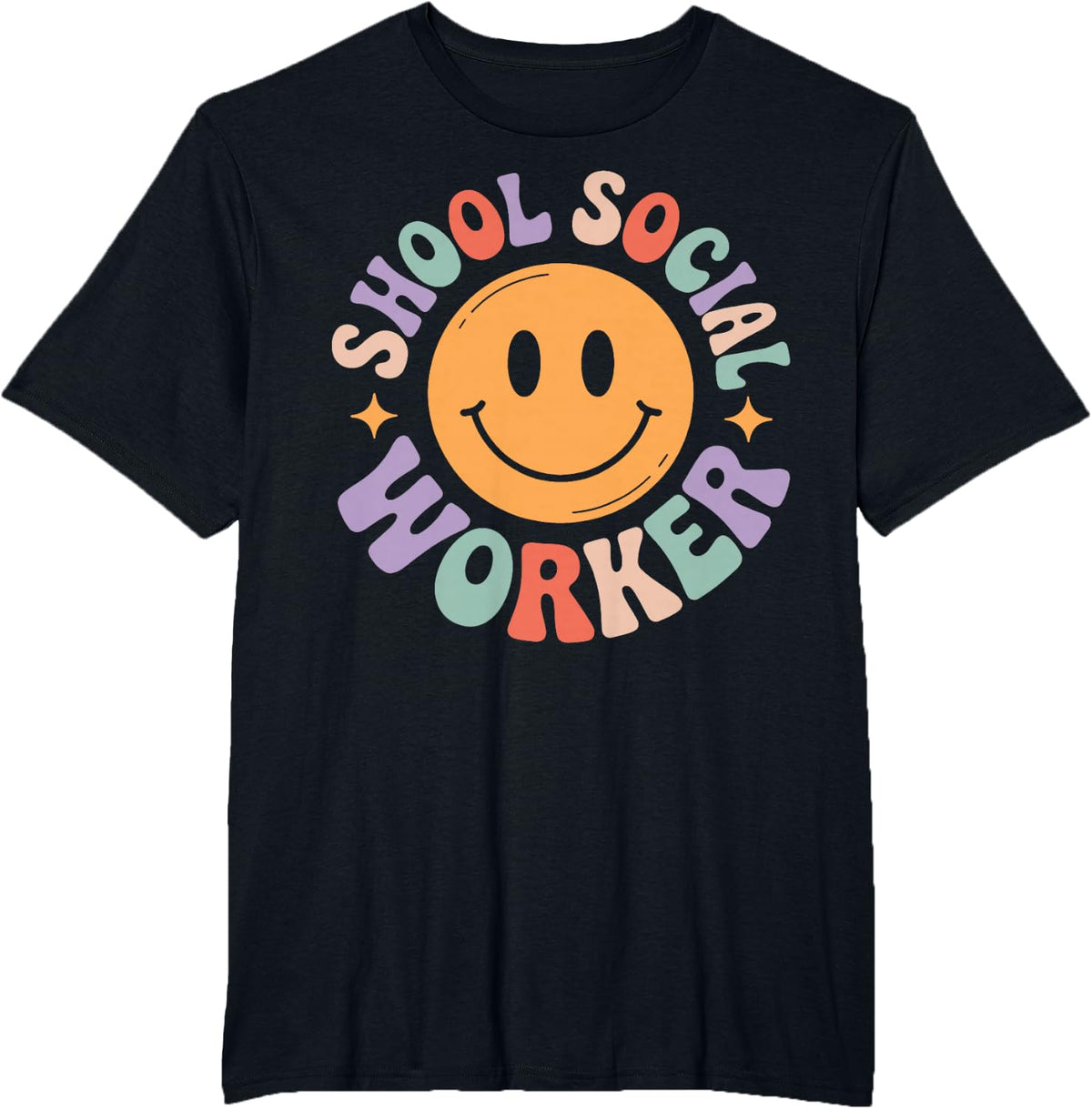 Positive Social Works Sayings for Social Workers T-Shirt - Black
