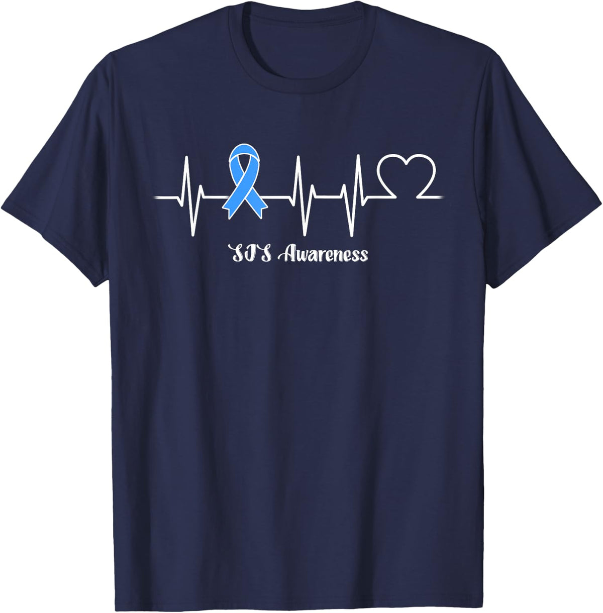 Heartbeat SJS Warrior T-Shirt - Navy Blue