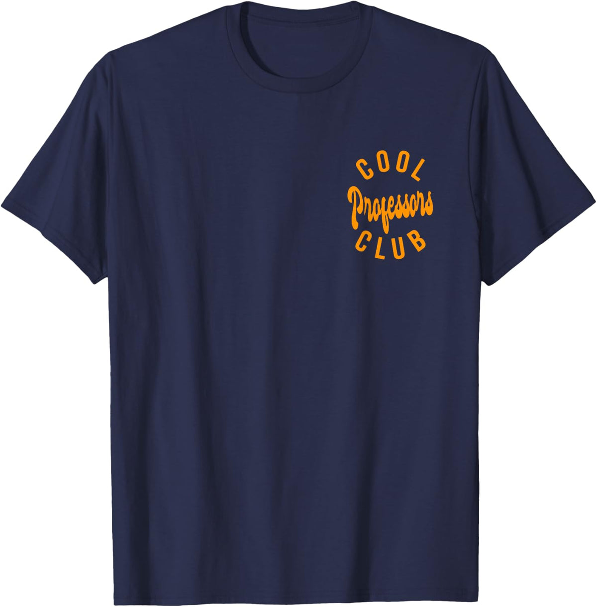 Cool Professors Club Retro Vintage Graphic T-Shirt - Navy Blue