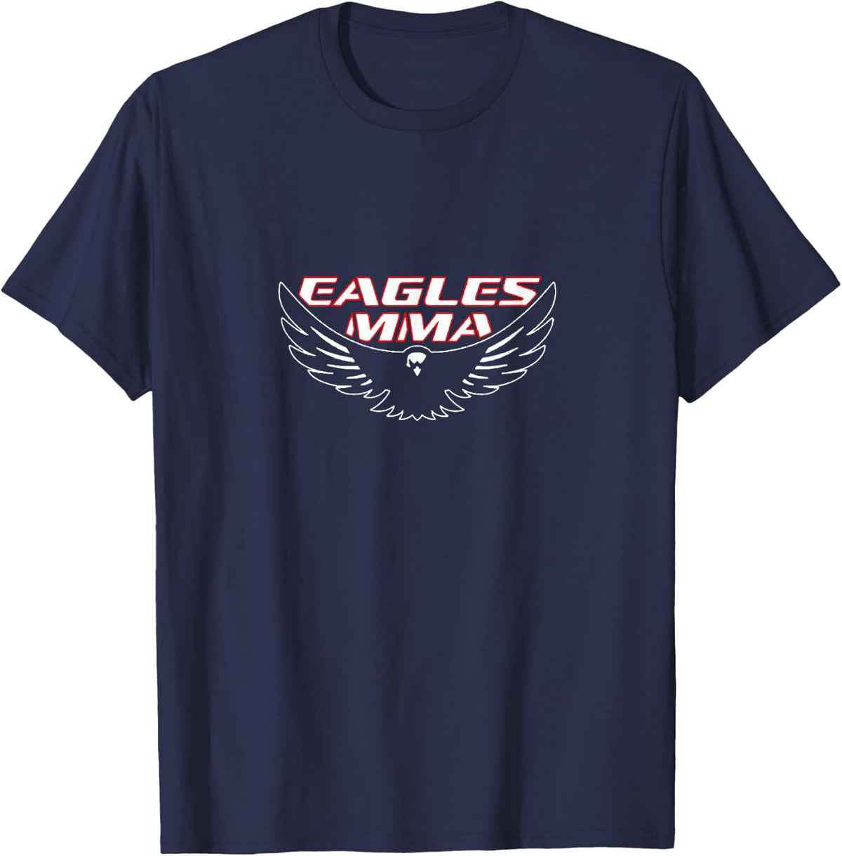 Eagles Official Logo MMA Team T-Shirt - Navy Blue