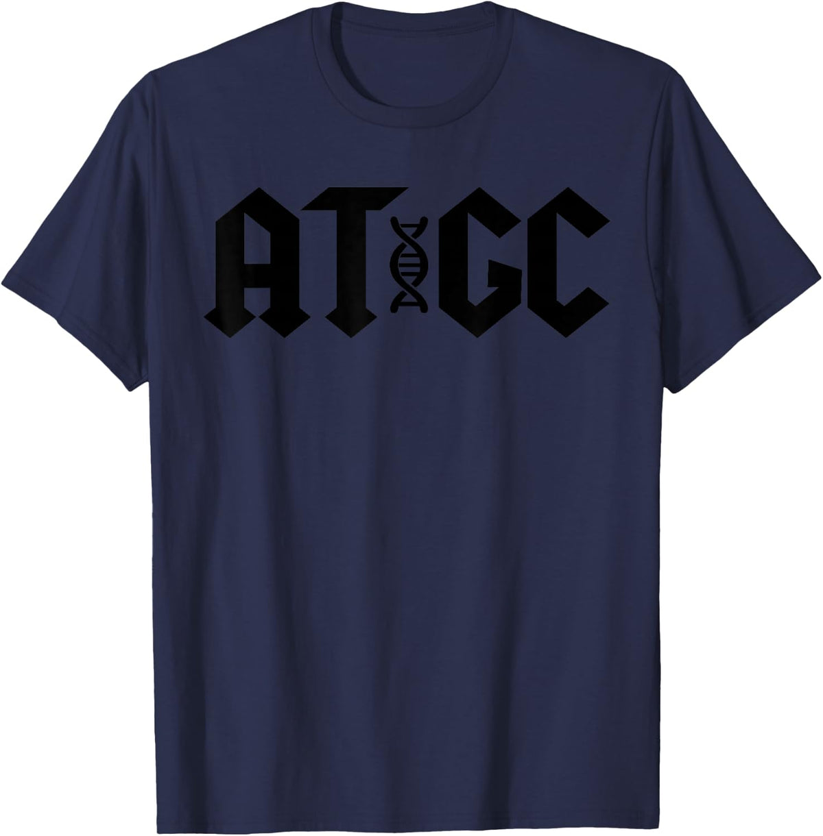 AT/GC DNA T-Shirt - Navy Blue