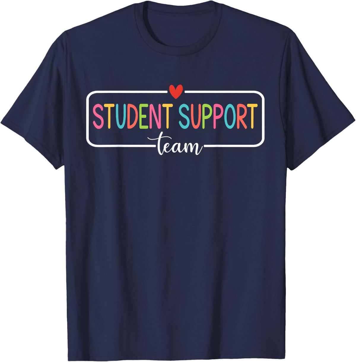 Student Support Team Counselor Tees Student Services Squad T-Shirts School Counselor Shirt - Navy Blue