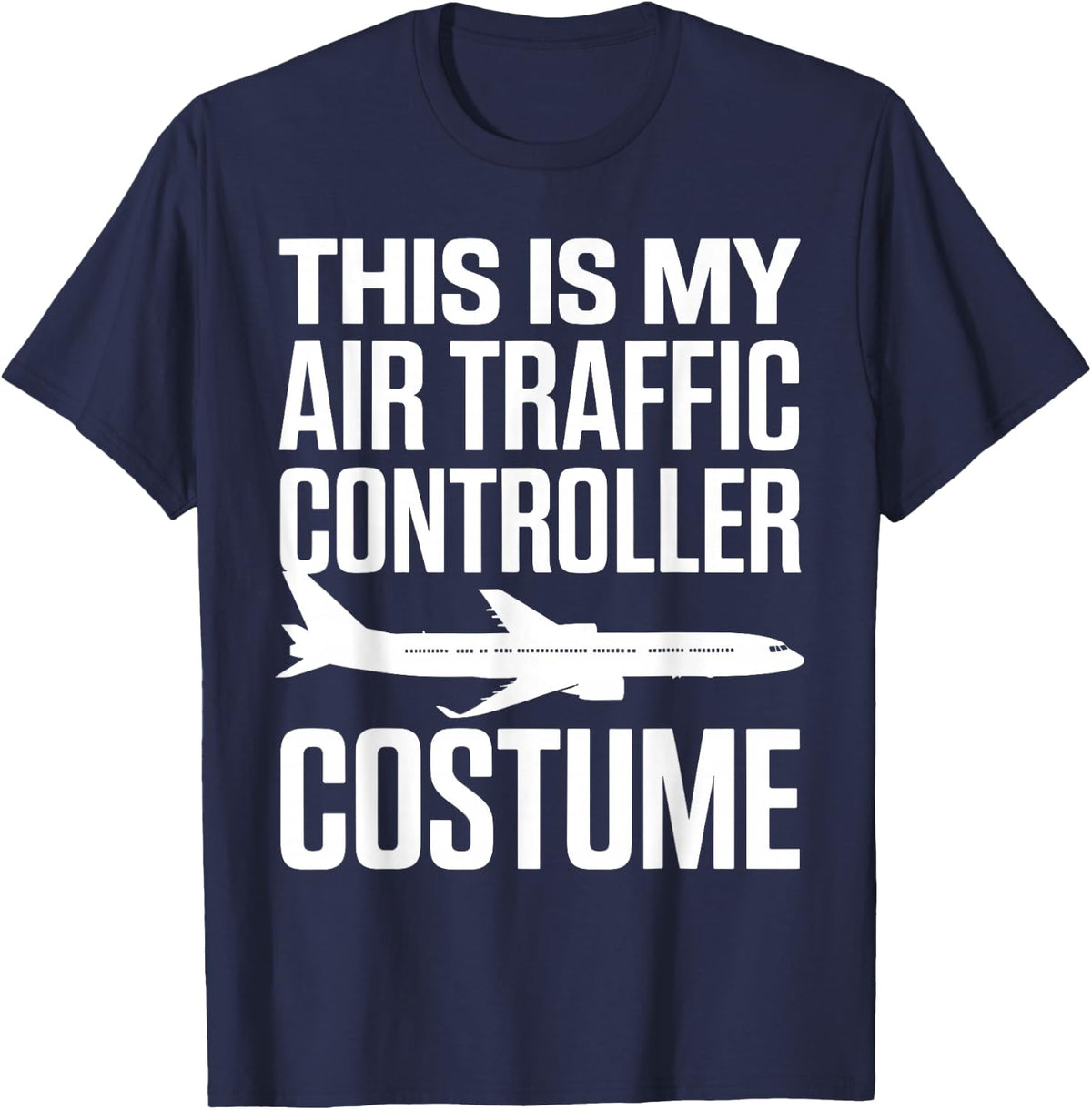 Cool Air Traffic Controller Art for Men Women Air Traffic T-Shirt - Navy Blue
