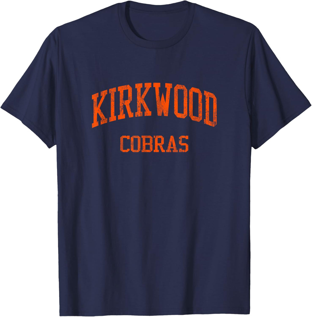 Kirkwood High School HS Clarksville TN Vintage Sports T-Shirt - Navy Blue