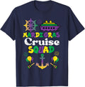 Mardi Gras Cruise Squad Family Matching Crew Men Women Kids T-Shirt - Navy Blue