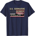 USS Dallas SSN-700 Submarine Veterans Day Father's Day T-Shirt - Navy Blue