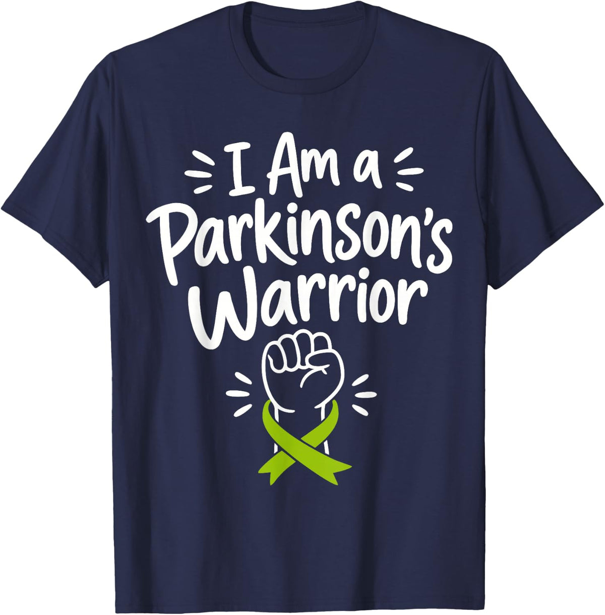 Parkinson's Warrior T-Shirt - Navy Blue