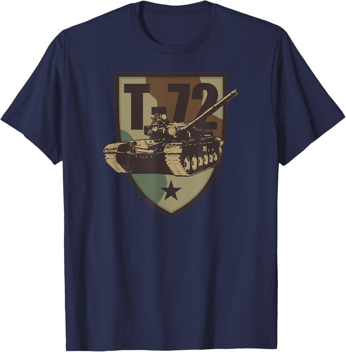 T-72 Tank T-Shirt - Navy Blue