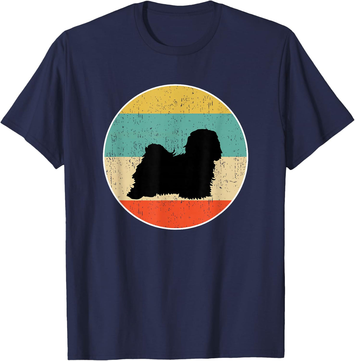 Havanese Dog Gift T-Shirt - Navy Blue