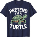 Pretend Im A Turtle T-Shirt - Navy Blue