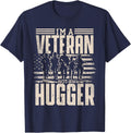 Dysfunctional Veteran, Soldier Patriotic US Flag Military T-Shirt - Navy Blue