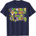 Mardi Goose On The Loose Funny Goose New Orleans Boy Girl T-Shirt - Navy Blue