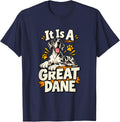 Great Danes Funny Great Dane Lover Dog Owner T-Shirt - Navy Blue