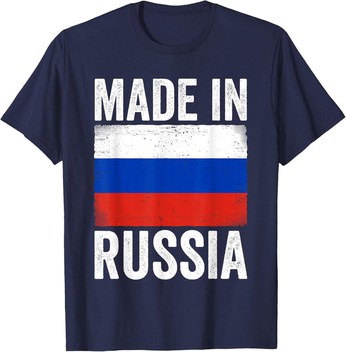 Made in Russia T-Shirt - Navy Blue