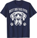 Great Dane Dad Proud Love Best Ever Owner Puppy Lover T-Shirt - Navy Blue