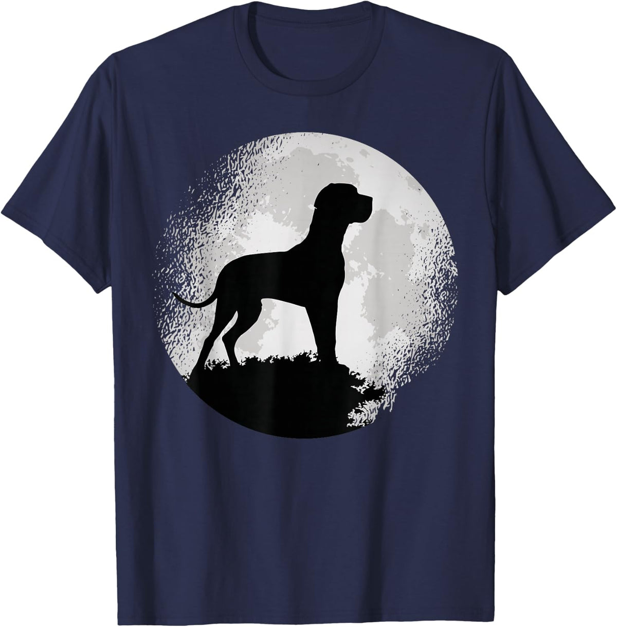 Great Dane Dog T-Shirt - Navy Blue