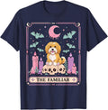 Havanese Dog Tarot Card T-Shirt - Navy Blue