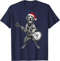 Great Dane Electric Guitar Holiday Solo T-Shirt - Navy Blue