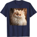 Persian Cats Persian Cat T-Shirt - Navy Blue