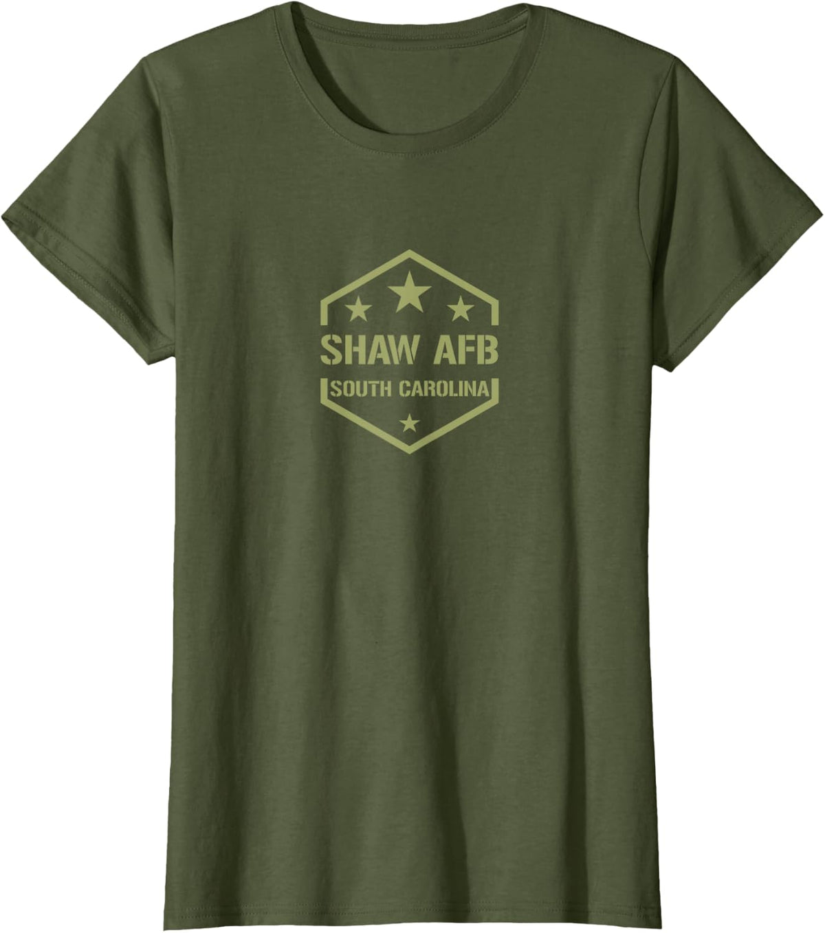 Shaw AFB T-Shirt - Olive Green