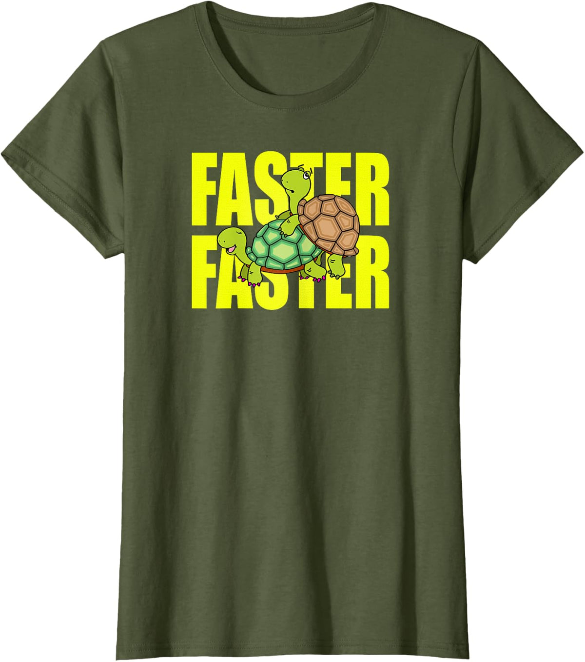 Funny Turtles Mating Tshirt Turtle Tortoise Lover Tee Shirt T-Shirt - Olive Green