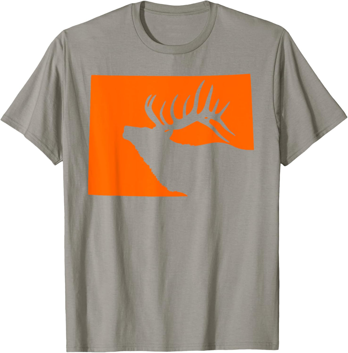 Colorado Big Bulls Elk Hunting Shirt Apparel Tee - Slate Grey