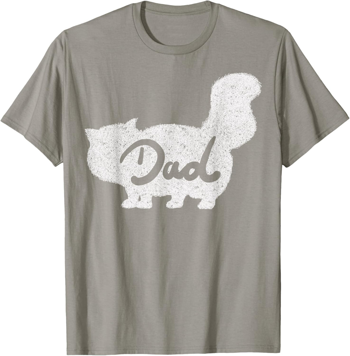 Persian Cat Dad - Vintage T Shirt Men Kids T-Shirt - Slate Grey